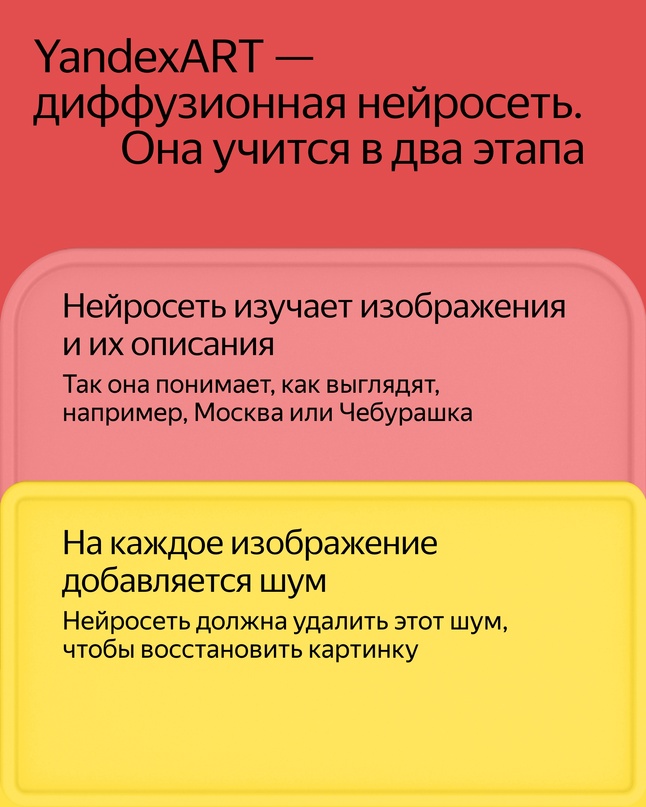 Чтобы научить нейросеть «рисовать», например в Шедевруме, нужно «испортить» много хороших изображений.