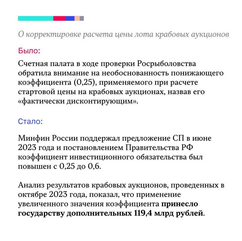 Рекомендации Счетной палаты в приоритете