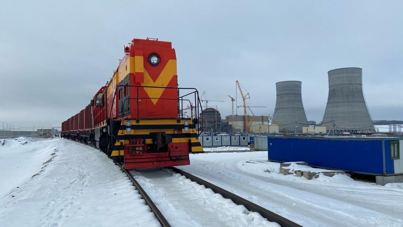 На стройплощадку Курской АЭС-2 доставлена первая партия имитаторов тепловыделяющих сборок (ИТВС)