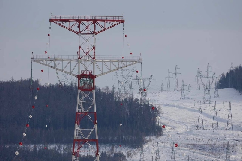 #ФотоНедели Воздушная линия 500 кВ «Нижнеангарская – Усть-Кут»