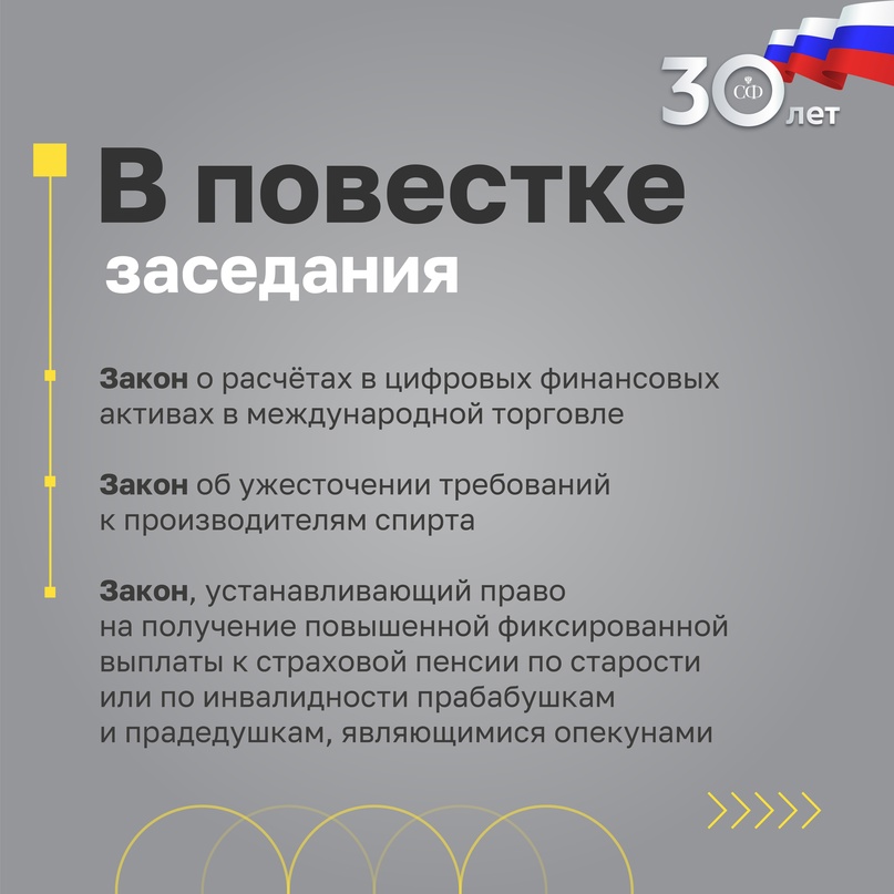 6 марта в 10:00 состоится 562-е заседание Совета Федерации