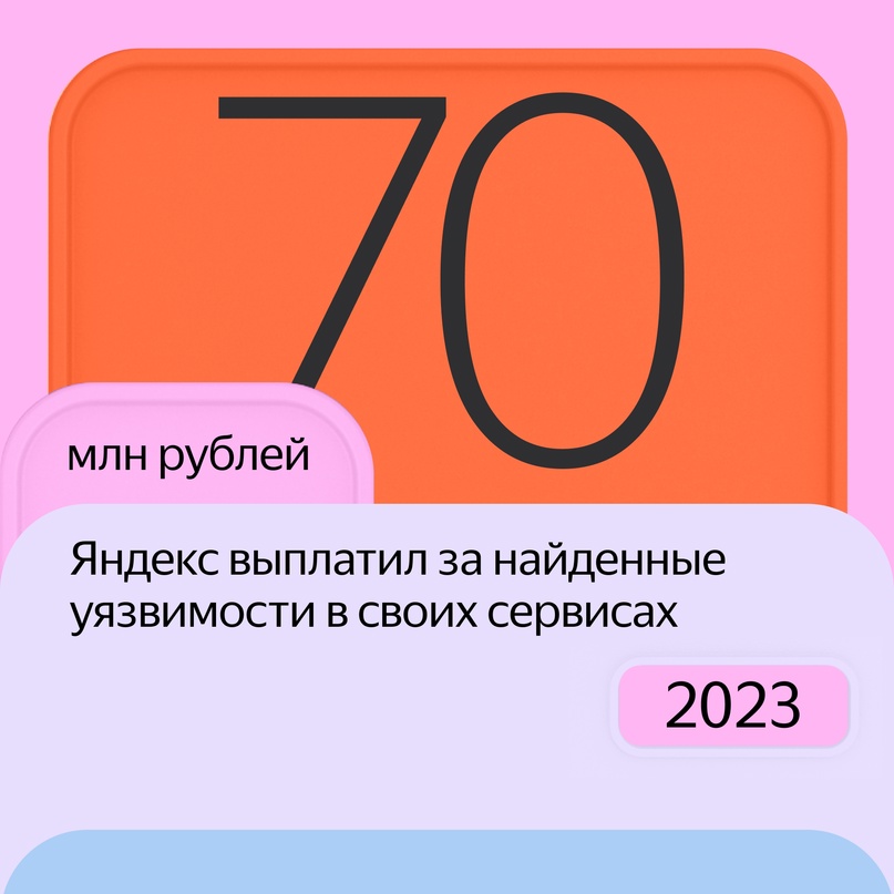 17 миллионов рублей в прошлом году заработал этичный хакер на поиске ошибок в наших сервисах. Он прислал 41 отчёт по программе «Охота за ошибками».