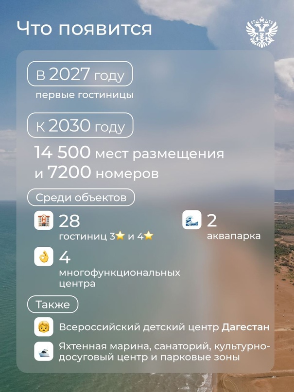 Выяснили, где скоро будут отдыхать тысячи туристов. На первом в СКФО пляжном курорте Каспийский прибрежный кластер.