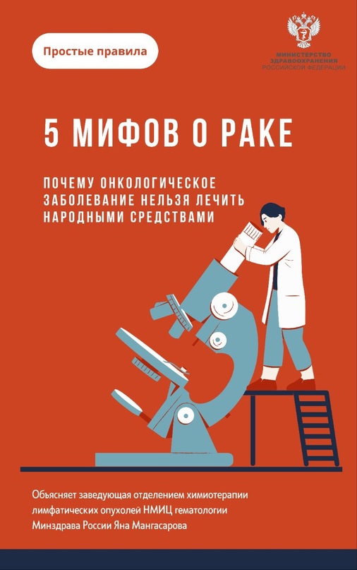 Пять мифов о лечении рака Вместе с гематологом, заведующей отделением химиотерапии лимфатических опухолей НМИЦ гематологии Минздрава России Яной Мангасаровой…