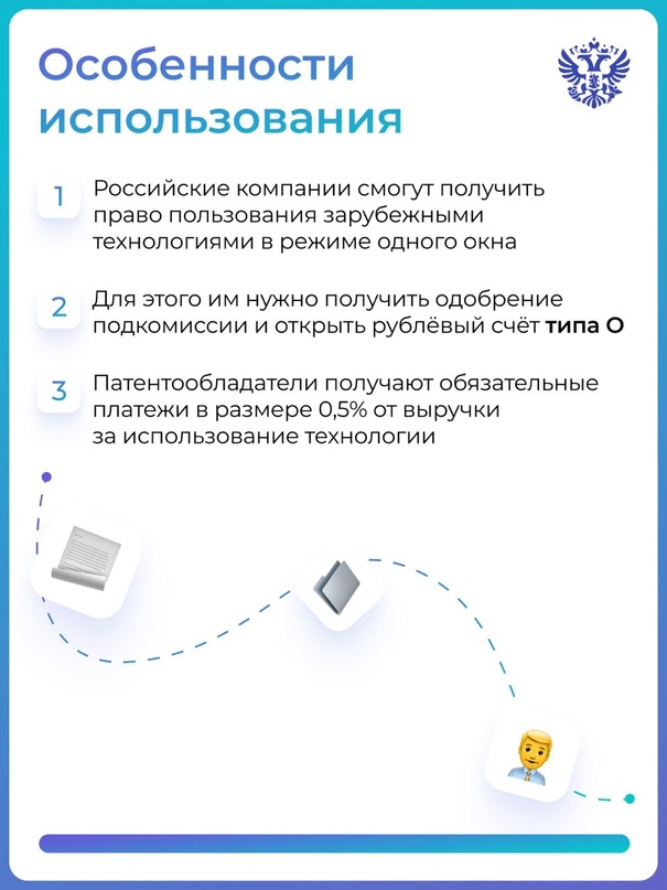 Упрощаем применение зарубежных технологий для бизнеса благодаря подкомиссии по вопросам использования патентов