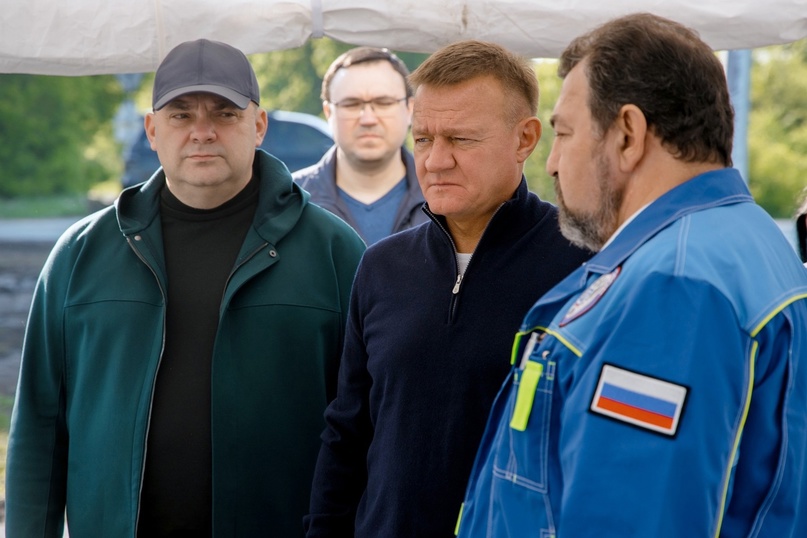 Роман Старовойт совершил рабочую поездку по федеральной трассе М-2 «Крым»