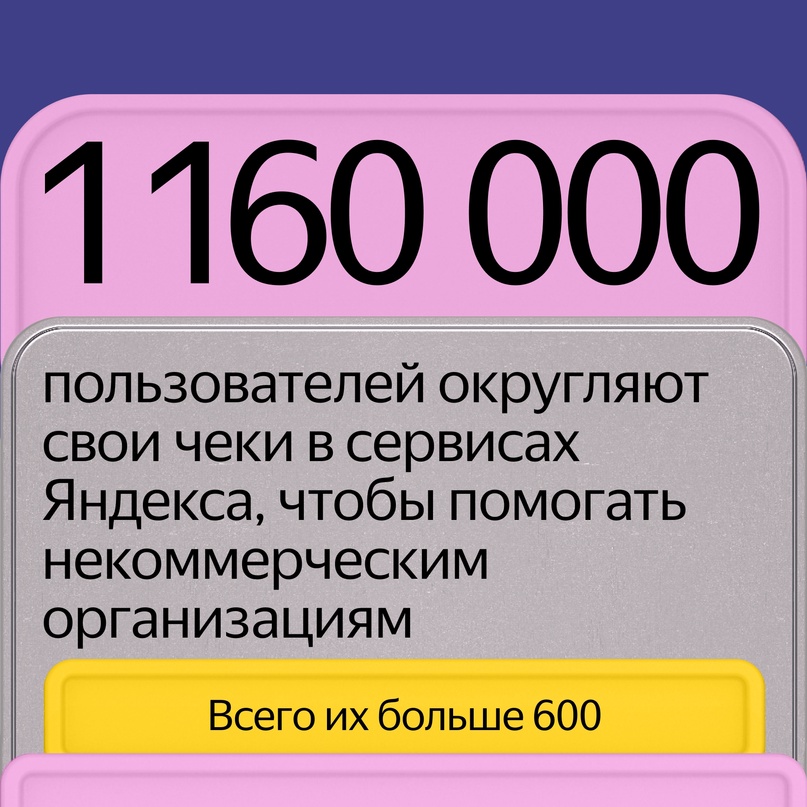 В прошлом году мы вместе с вами собрали 435 миллиона рублей для некоммерческих организаций, которые сотрудничают с нашим фондом «Помощь рядом»