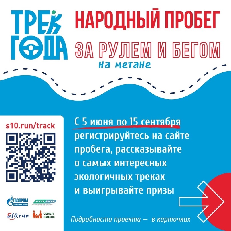 Сегодня, в День эколога, запускаем «Трек года»!