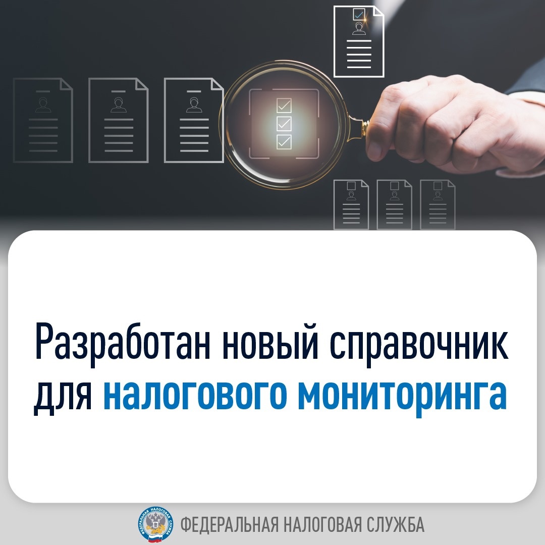 Разработан новый справочник для налогового мониторинга