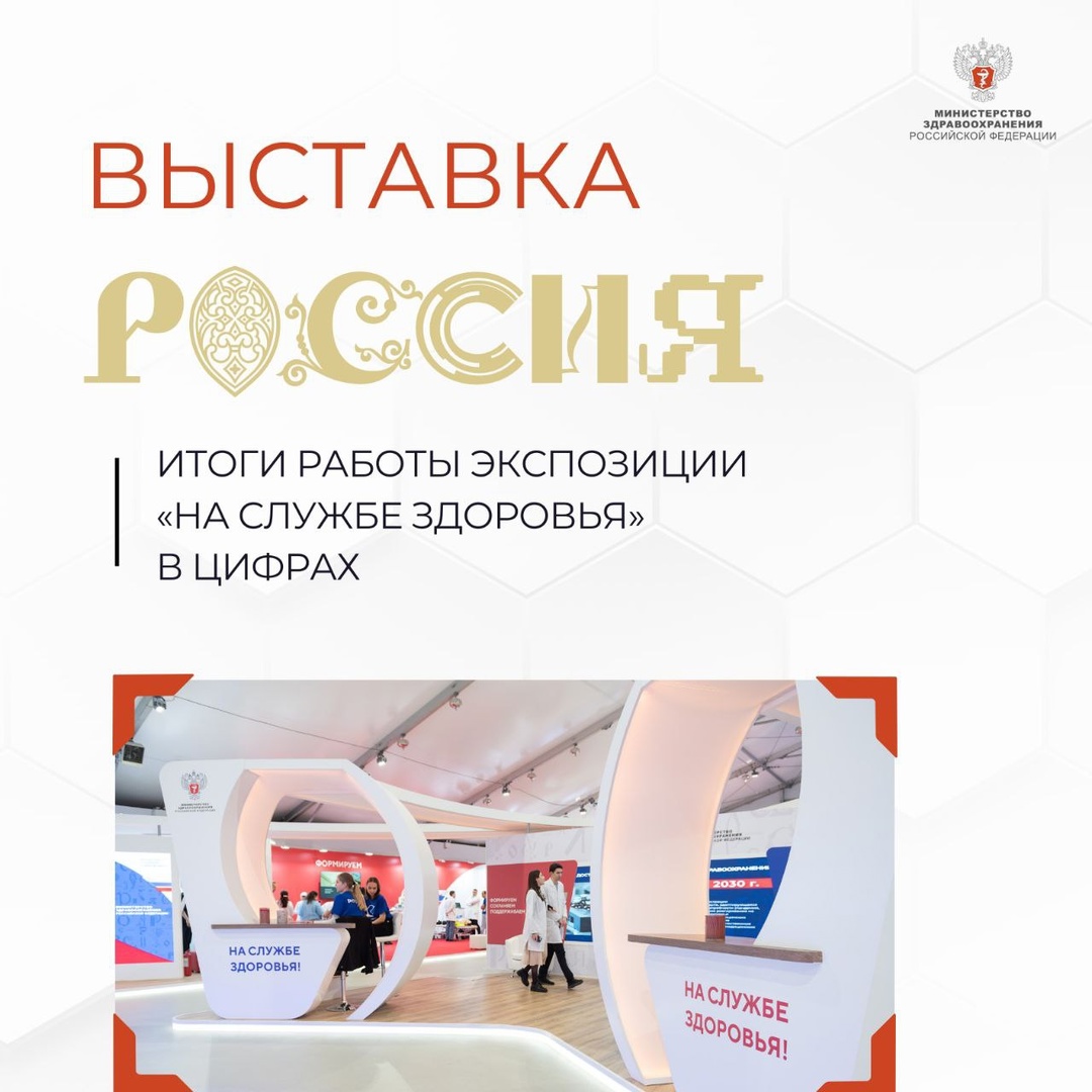 Итоги Минздрава России на выставке Россия
