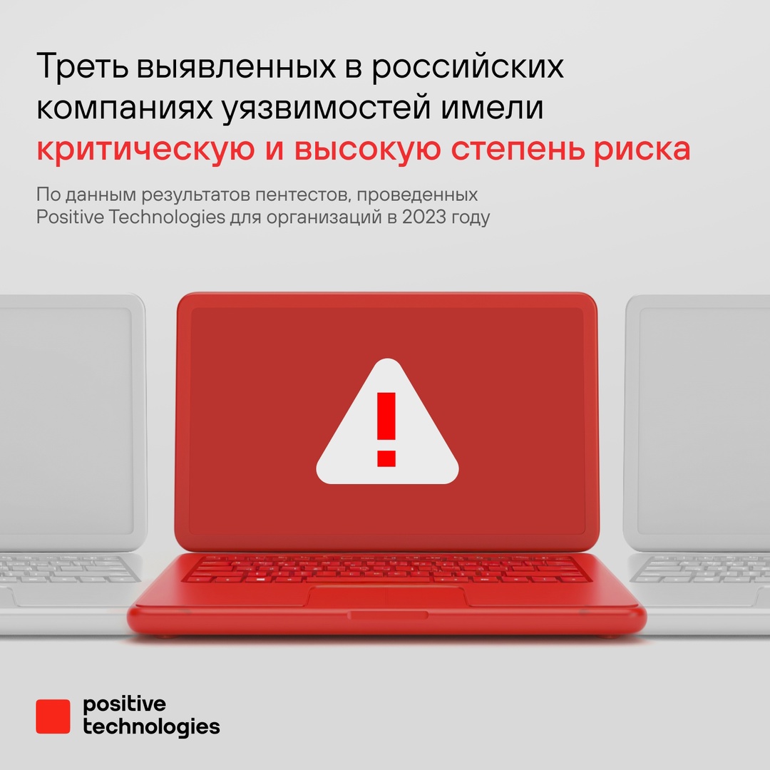 Две трети векторов атак, обнаруженных экспертами Positive Technologies при внешних и внутренних пентестах, могут реализовать даже низкоквалифицированные…