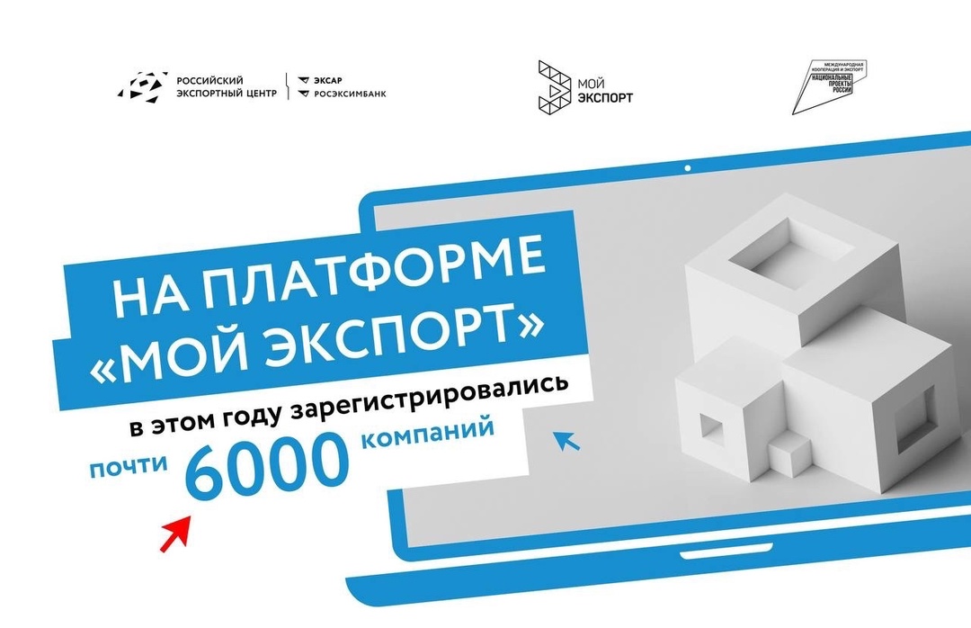 За первое полугодие 2024 года на цифровой платформе «Мой экспорт» зарегистрировались более 5800 компаний