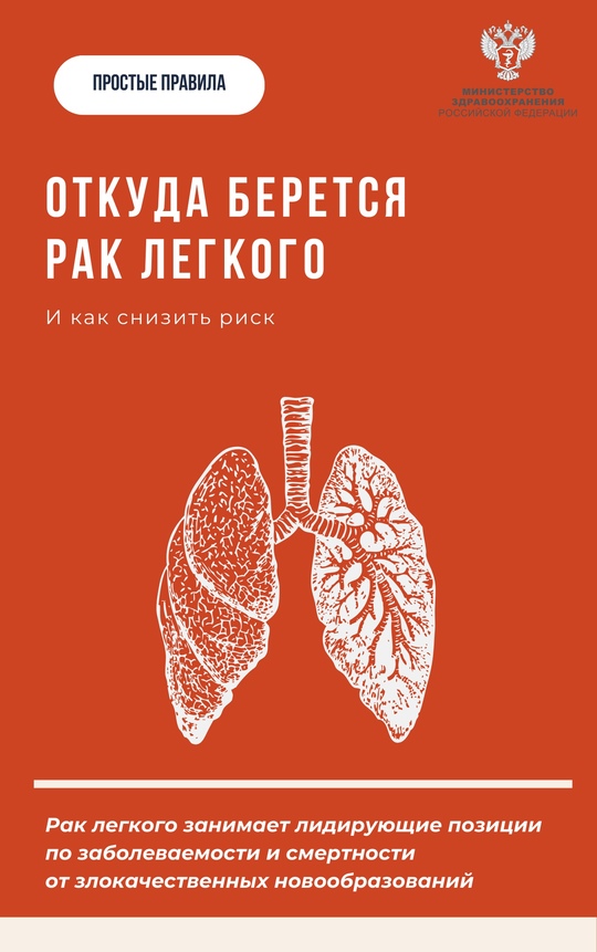 #ПростыеПравила: Лучший способ избежать рака лёгкого — не допускать воздействия на организм факторов риска