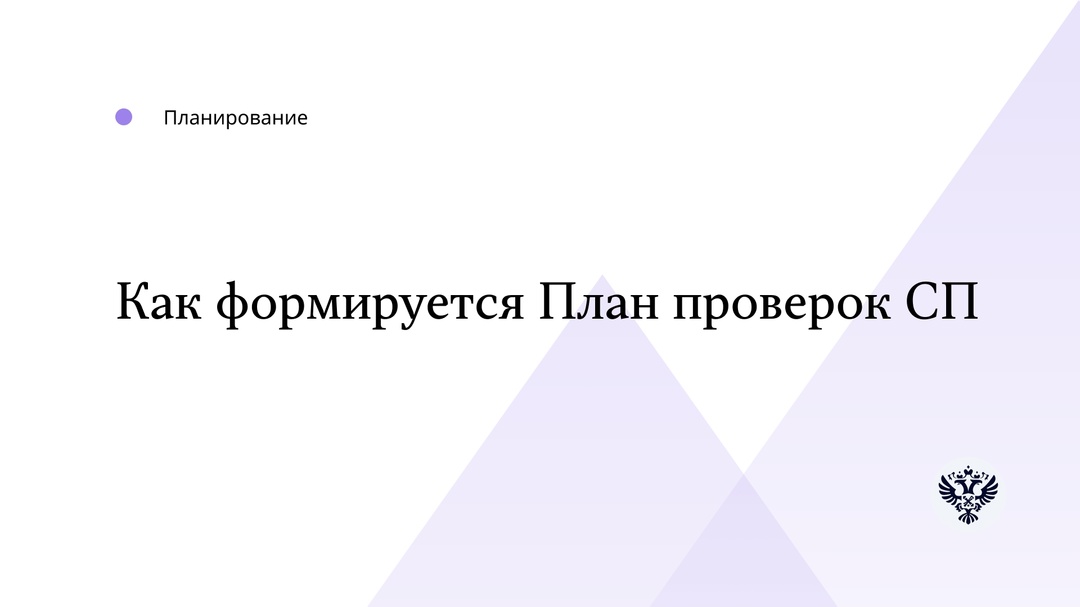 Готовь сани летом Мы вступили в активную фазу подготовки плана проверок Счетной палаты на 2025 год