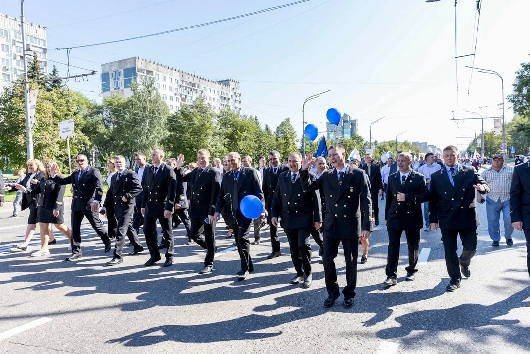 ️В Новокузнецке прошел Парад шахтеров