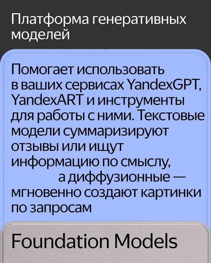 Yandex Cloud — это более 60 сервисов для бизнеса