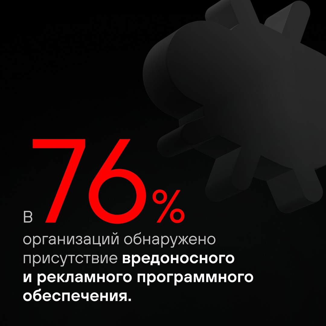 ️ Рассказываем об основных угрозах информационной безопасности в российских компаниях, опираясь на отчеты по использованию PT NAD: ️