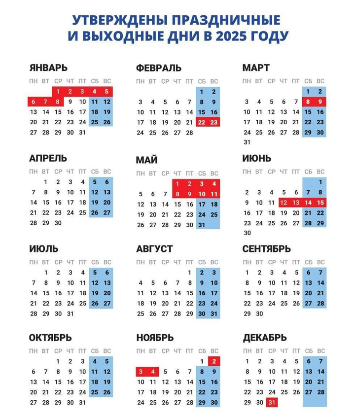 Готовимся к праздникам 2025 года! (сохраняй и перешли другу)