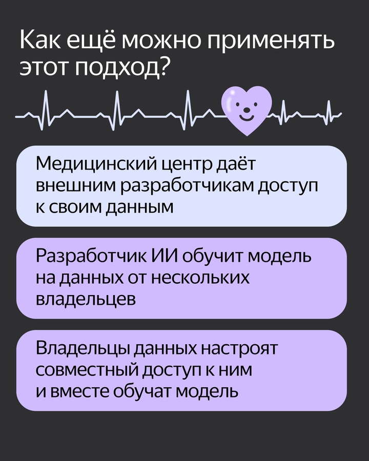 Яндекс впервые в России применил на практике федеративное обучение для задач медицины