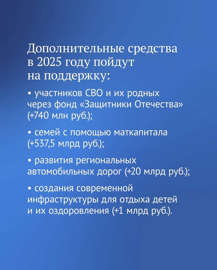 Проект федерального бюджета на 2025–2027 годы принят во втором чтении.