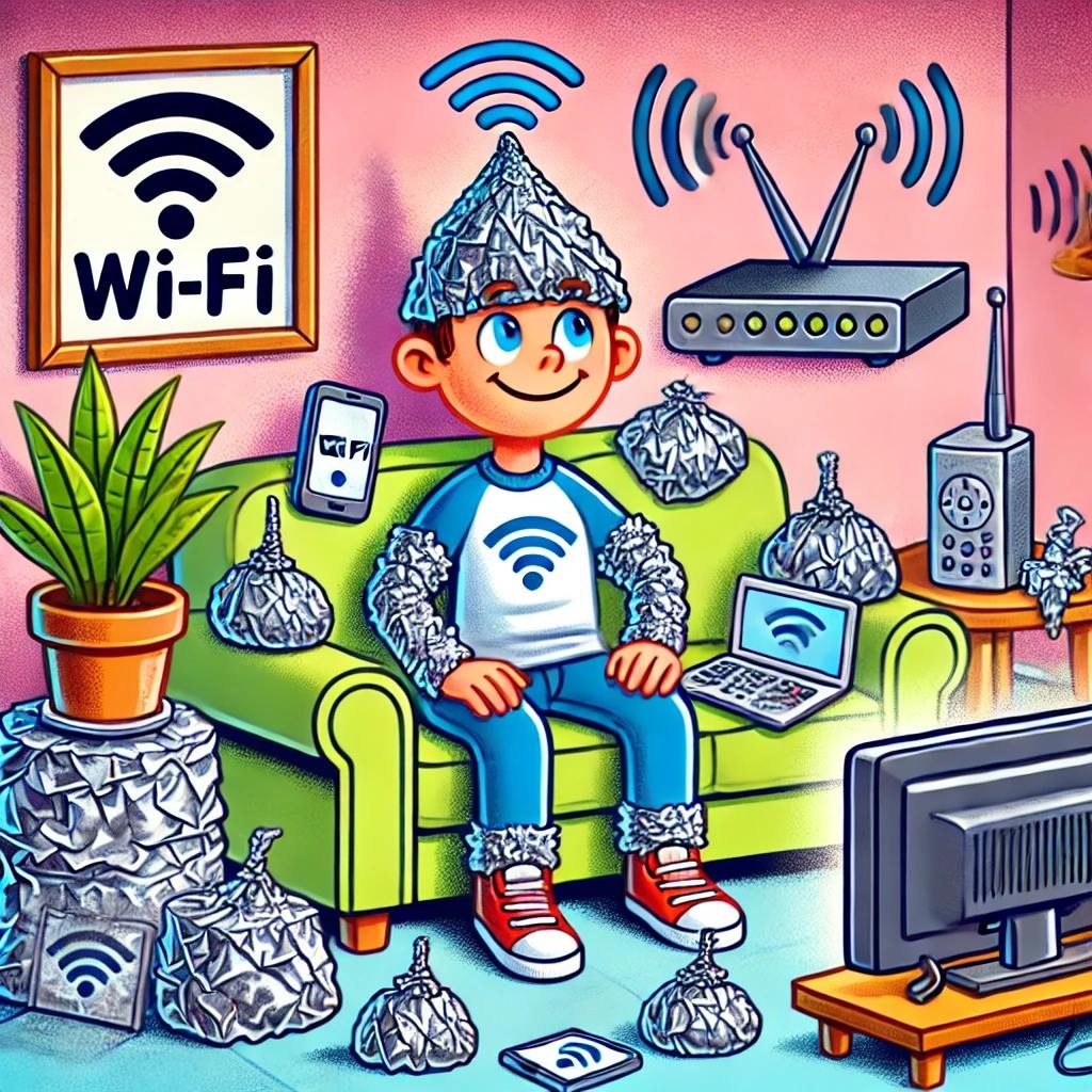 Шапочки из фольги уже не в моде. В тренде другой лайфхак. Пользователи стали заворачивать в нее домашние Wi-Fi-роутеры.