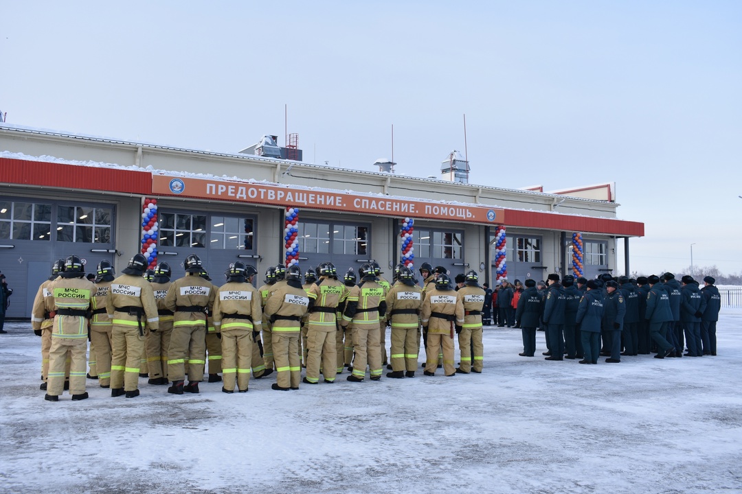 В микрорайоне Алексеевском города Свободного сегодня открыли новую пожарно-спасательную часть