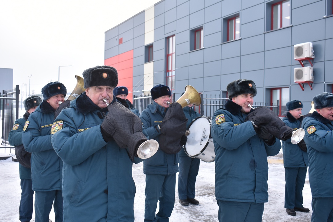 В микрорайоне Алексеевском города Свободного сегодня открыли новую пожарно-спасательную часть