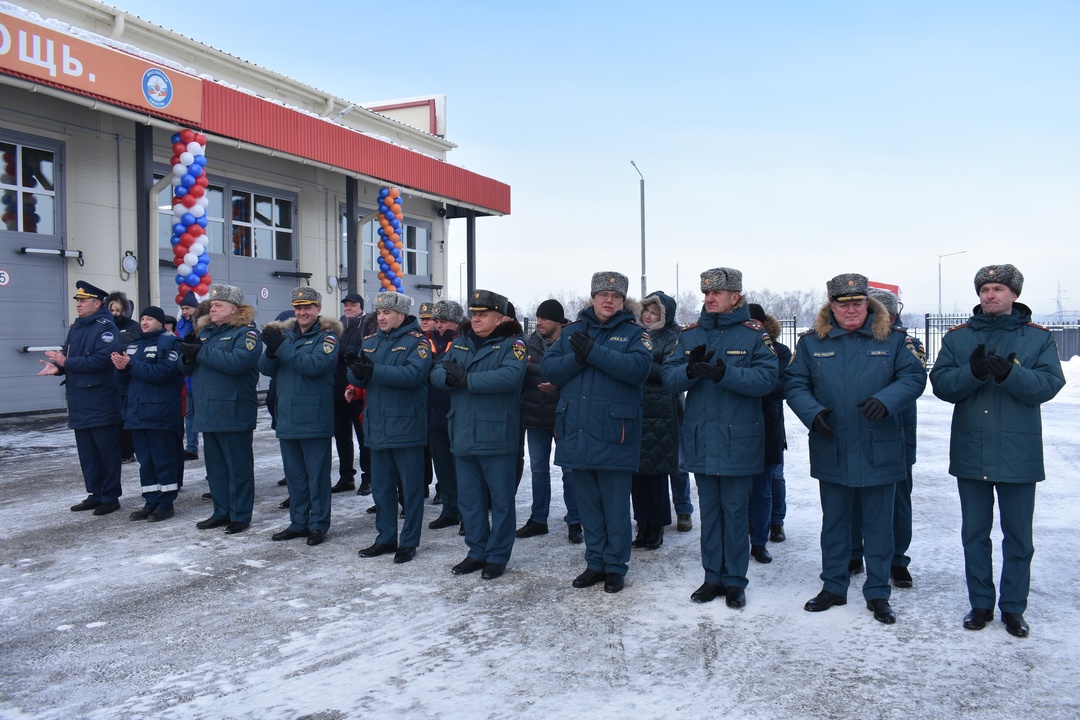 В микрорайоне Алексеевском города Свободного сегодня открыли новую пожарно-спасательную часть