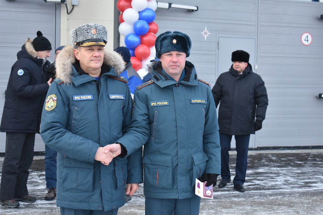 В микрорайоне Алексеевском города Свободного сегодня открыли новую пожарно-спасательную часть