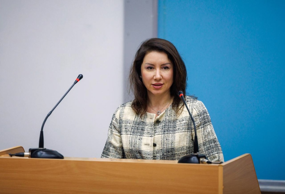 Ирина Окладникова встретилась со студентами Сибирского федерального университета