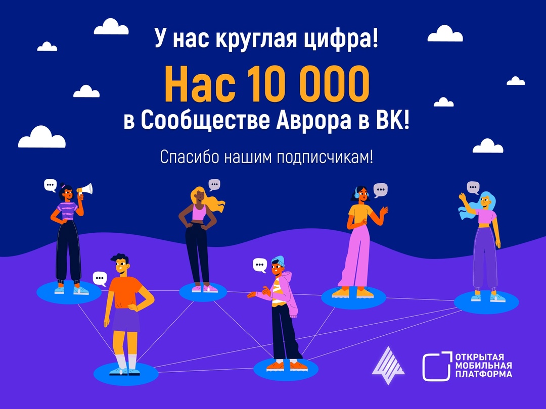 Нас 10 000, ура! Благодарим за ваше участие в жизни сообщества, за то что делитесь с нами обратной связью, за то что участвуете в мероприятиях, задаете…