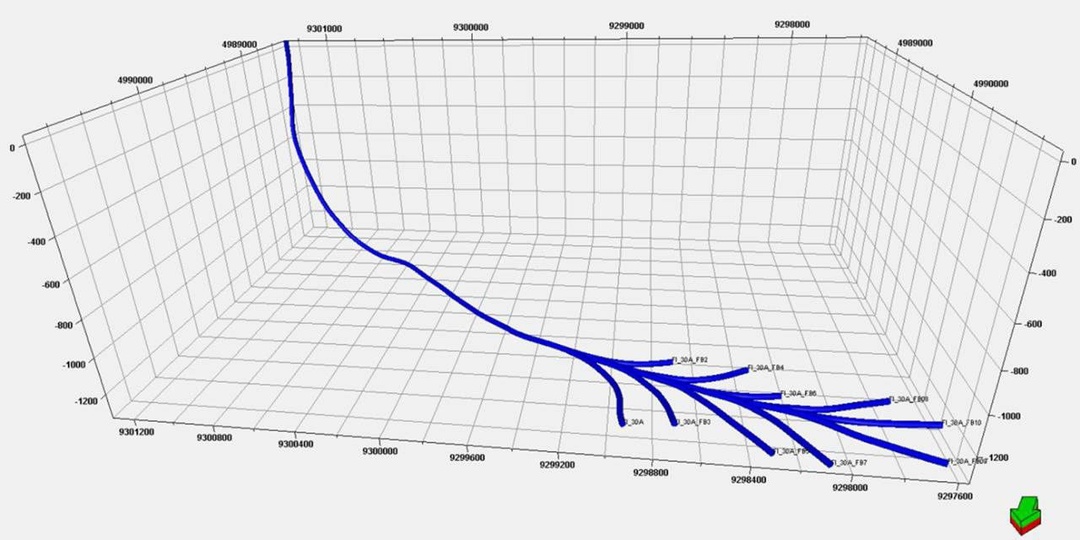 Впервые в России построена морская многозабойная -ствольная скважина