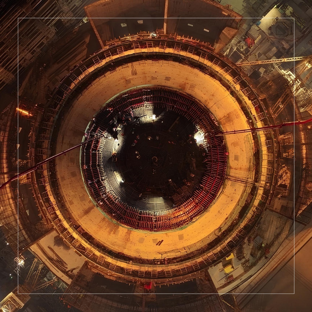 Контейнмент — самое заметное здание АЭС сразу после градирен. Это герметичная железобетонная оболочка, обычно в форме цилиндра с полусферическим куполом