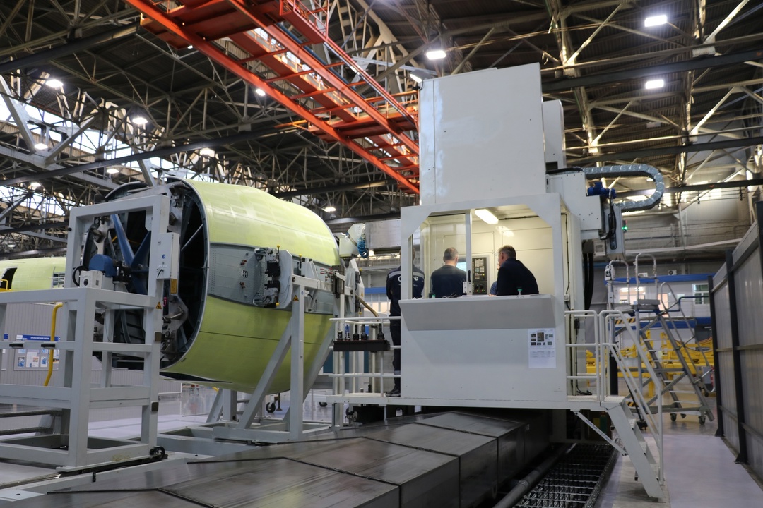 Первый подкилевой отсек МС-21 на подходе