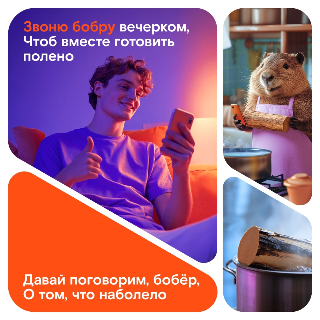 Если вы с бобром далеко друг от друга и не можете посидеть вместе за столом, не расстраивайтесь