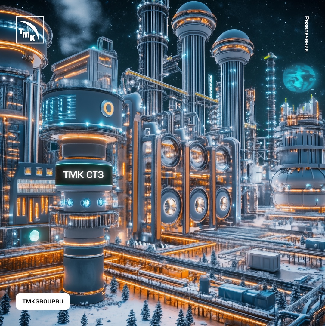 Как нейросеть видит заводы ТМК через 100 лет