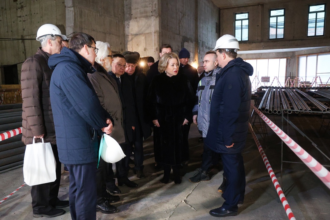 Валентина Матвиенко призвала совершить «строительный подвиг» и завершить возведение Театра Европы в Санкт-Петербурге к концу 2026 года