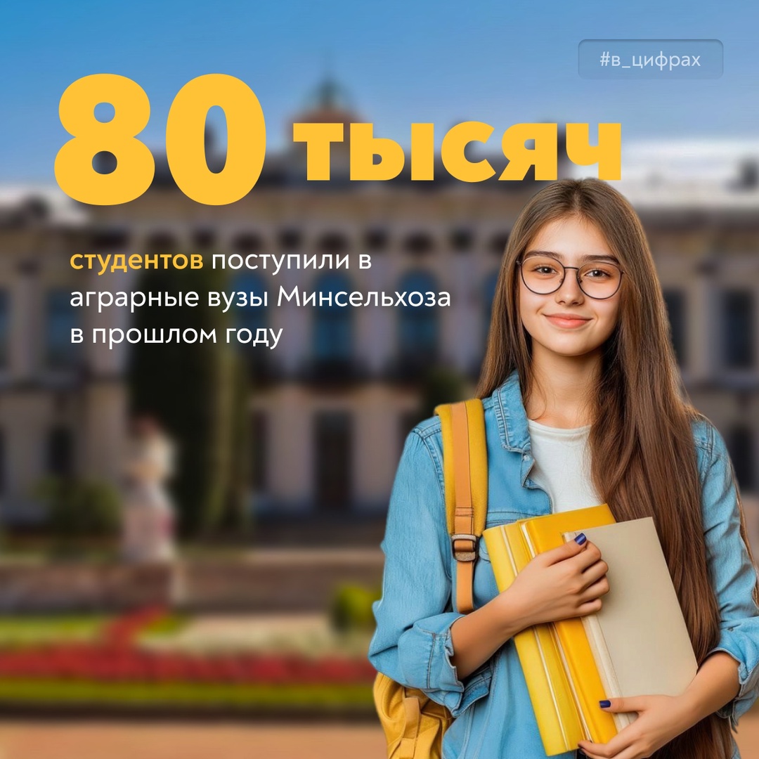 О развитии аграрного образования В ходе приемной кампании в 2024 году на обучение в наших аграрных вузах подали почти 350 тысяч заявлений.