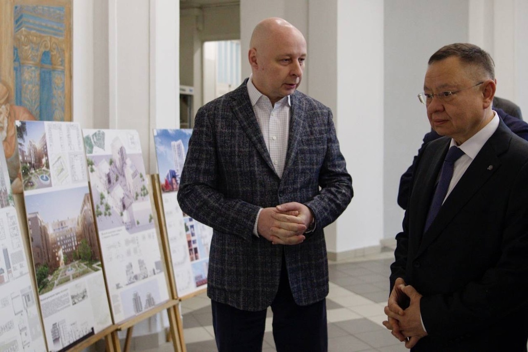 Министр строительства и ЖКХ РФ Ирек Файзуллин в День российского студенчества посетил Московский архитектурный институт (МАРХИ)