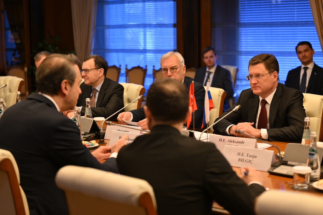 Вице-премьер Александр Новак провел встречу с министром энергетики и природных ресурсов Турции Альпарсланом Байрактаром