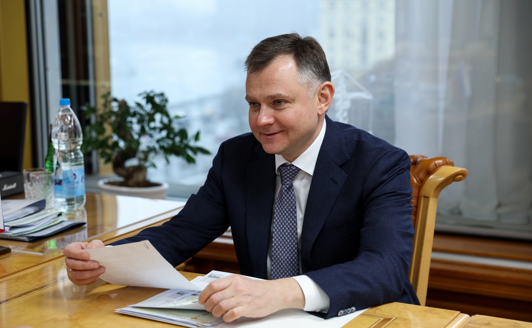 Марат Хуснуллин провел встречу с врио губернатора Ростовской области Юрием Слюсарем