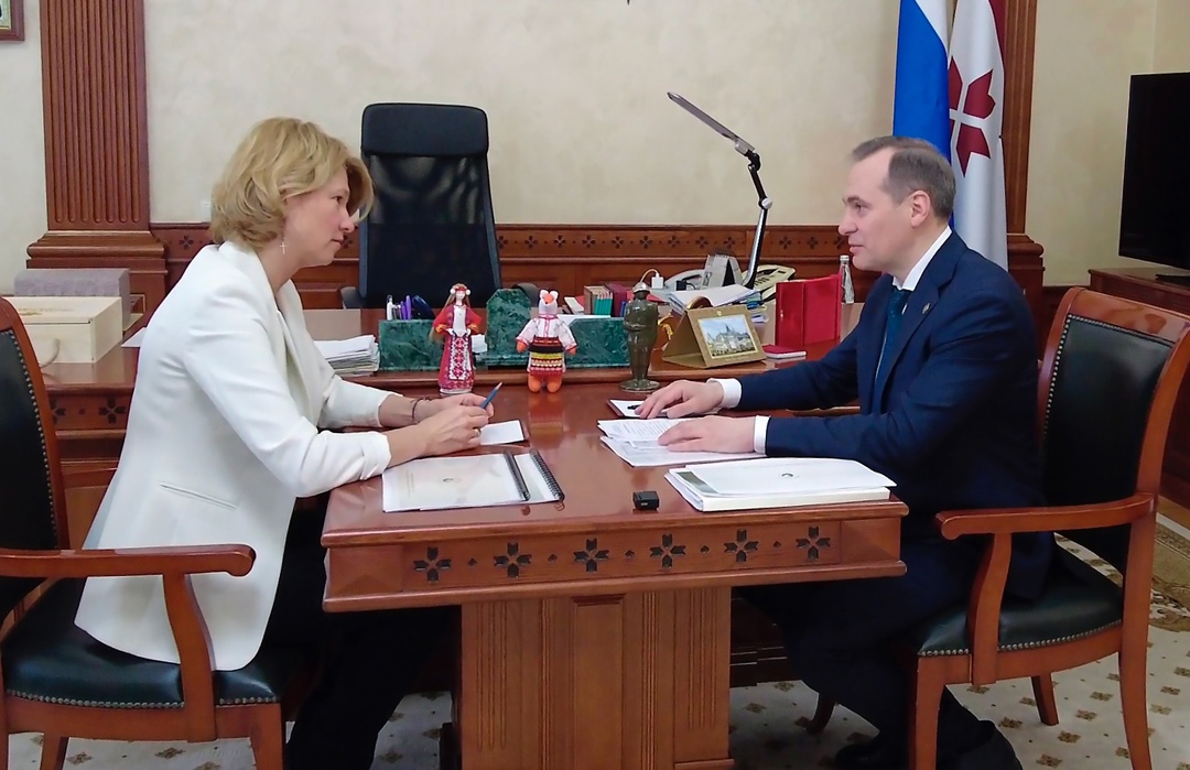 Оксана Лут и Артем Здунов обсудили динамику в АПК Мордовии