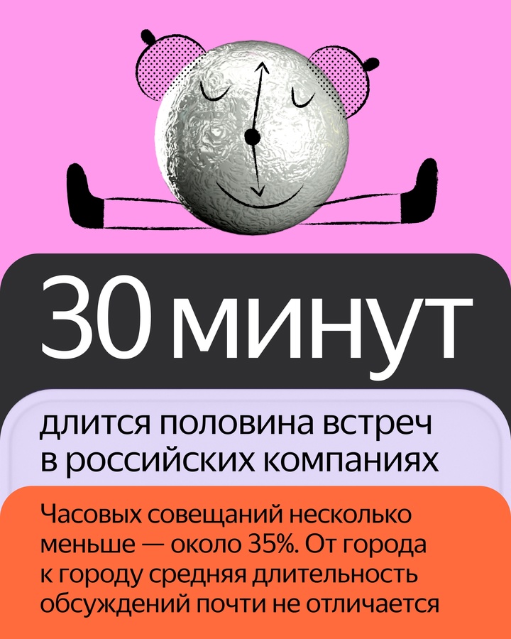 Это сообщение могло бы быть получасовой встречей