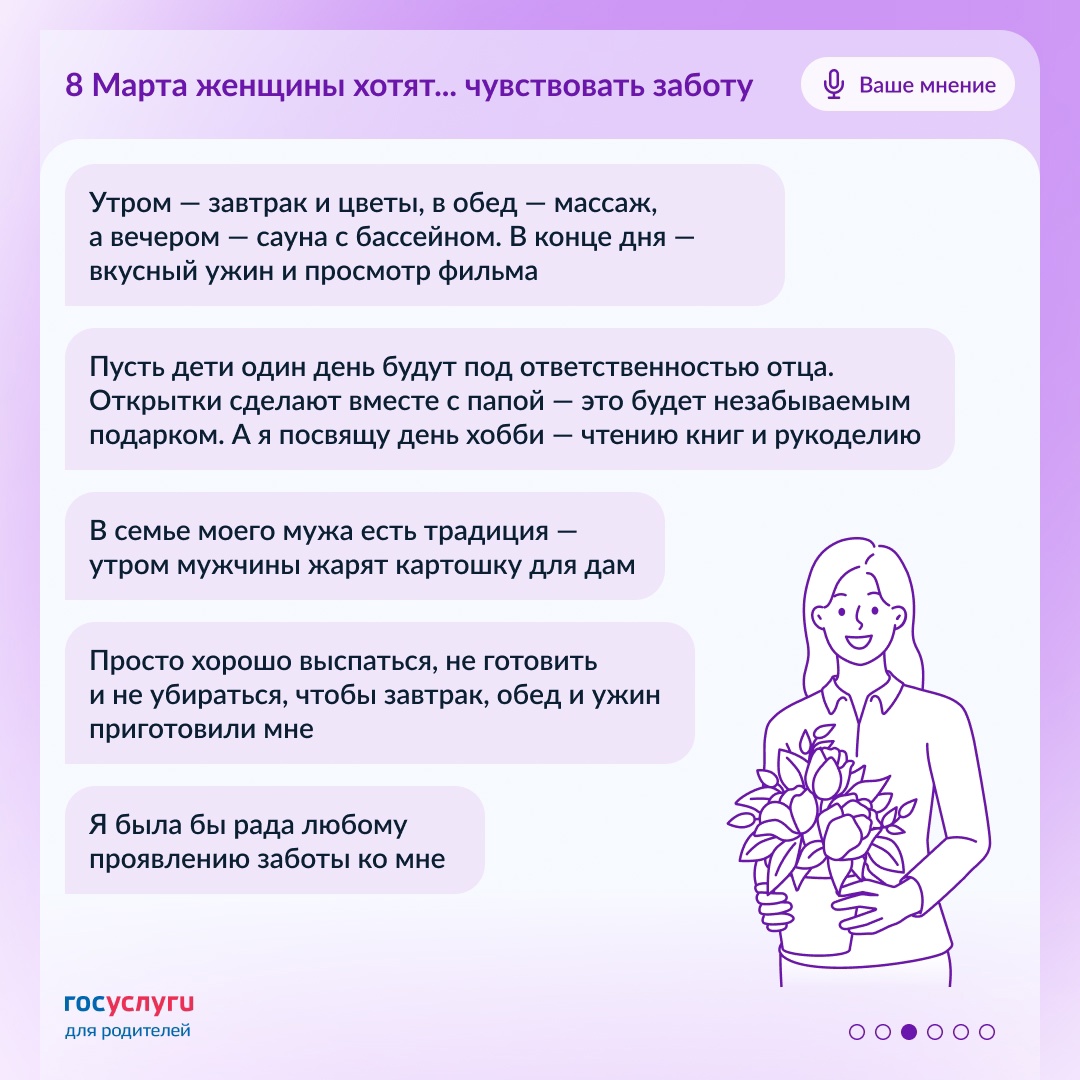 С праздником, настоящие женщины! Сегодня ваш день. И так должно быть всегда.