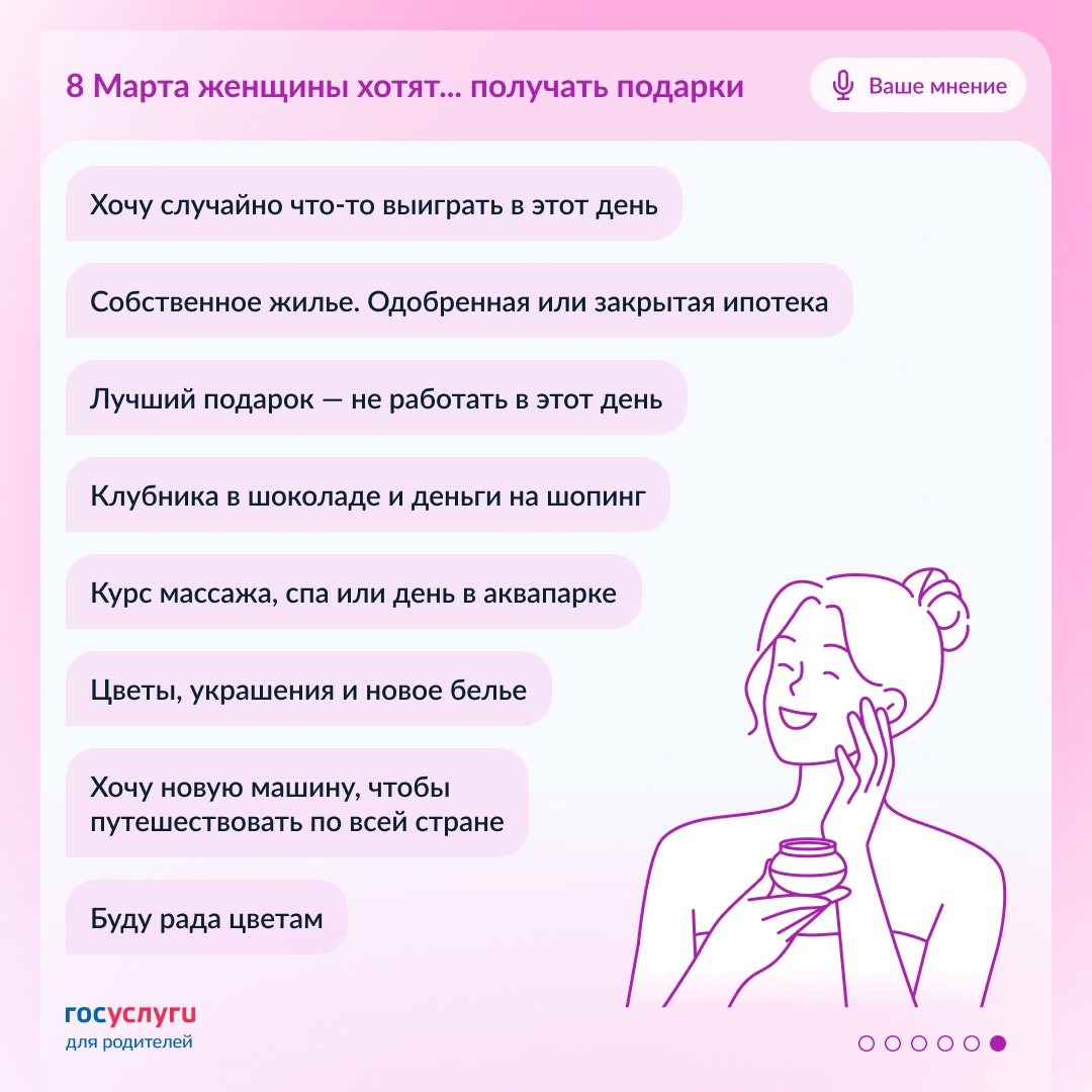 С праздником, настоящие женщины! Сегодня ваш день. И так должно быть всегда.