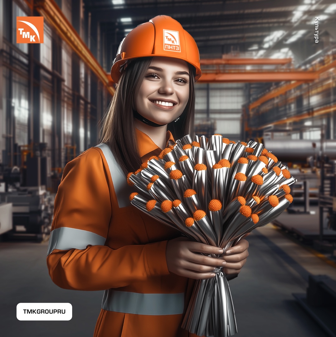 С Международным женским днем! Сегодня мы от души поздравляем и благодарим всех женщин, и конечно же, сотрудниц ТМК