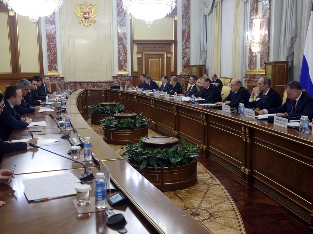 Состоялась встреча депутатов фракции «Новые люди» с Председателем Правительства Михаилом Мишустиным.