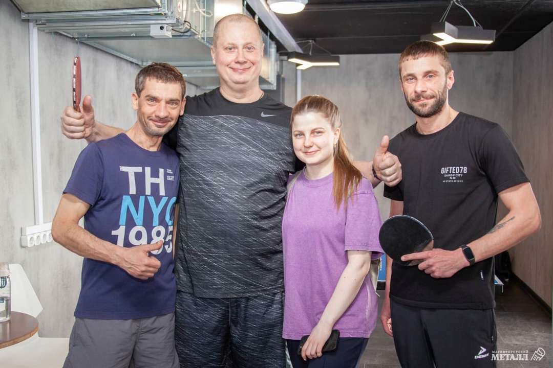 Когда заводчане берут в руки не молот, а ракетку!