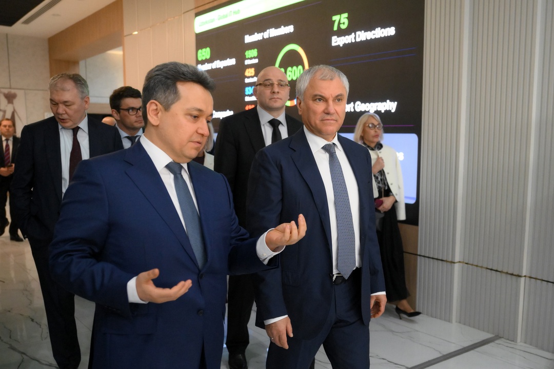 Председатель Государственной Думы посетил главный IT-парк Узбекистана.