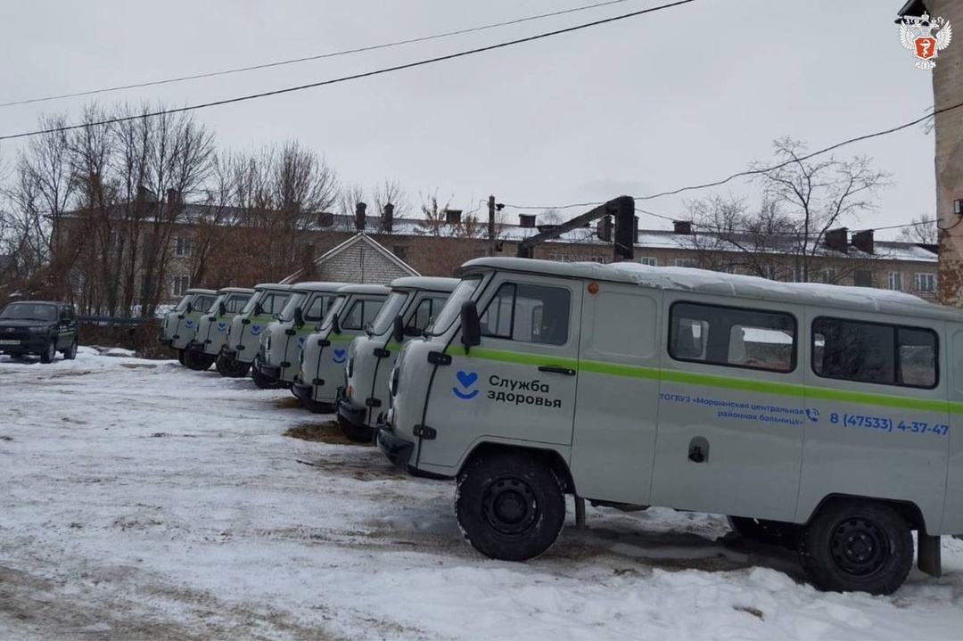 87 новых отечественных автомобилей поступили в медучреждения Тамбовской области